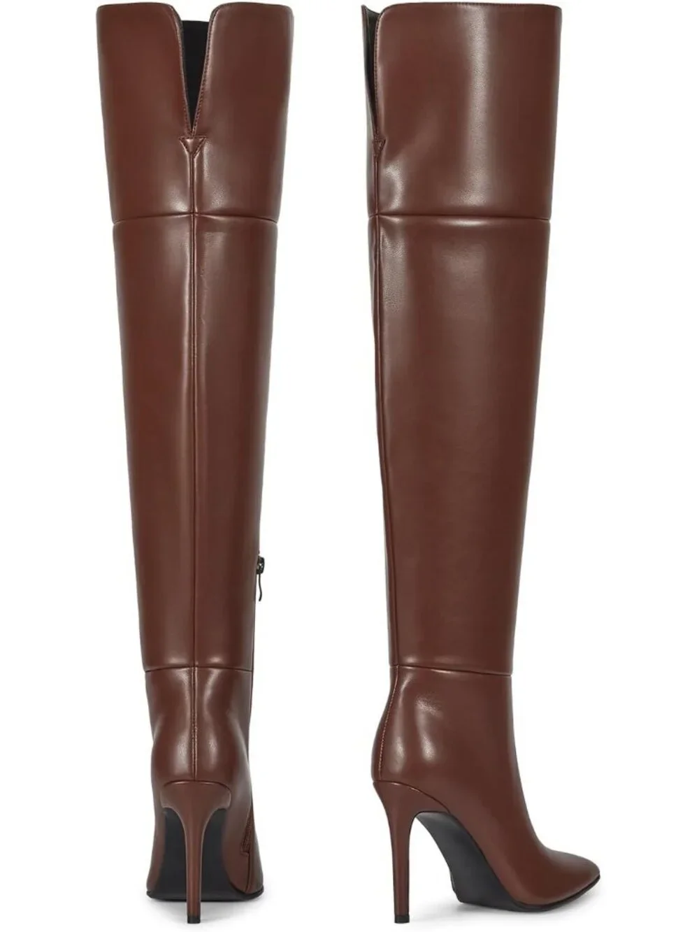 Women's Brown High Heel Over the Knee Boots Comfortable Fashion Stiletto Heels